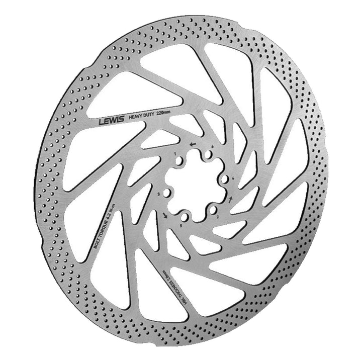 Lewis HD 2.3mm 6-Bolt Disc Brake Rotor - 180mm, 200mm, 203mm or 220mm - Bikecomponents.ca