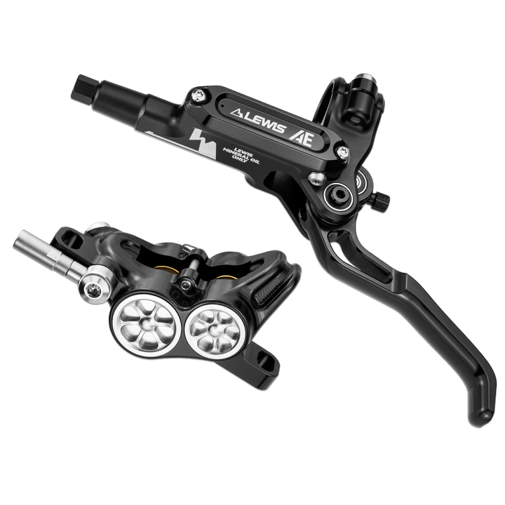 Lewis AE Axial Cylinder 4-Piston Disc Brake Set, front & rear - Bikecomponents.ca