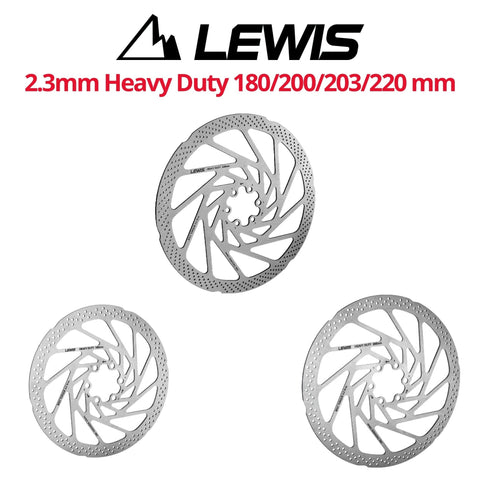 Lewis HD 2.3mm 6-Bolt Disc Brake Rotor - 180mm, 200mm, 203mm or 220mm