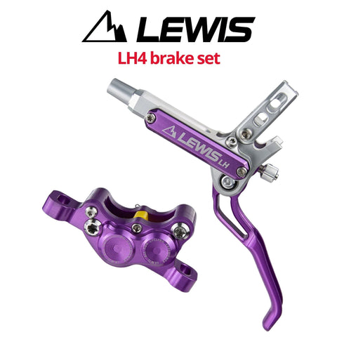 Lewis LH4 4-Piston Disc Brake Set, front & rear