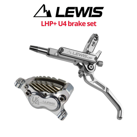 Lewis LHP+ U4 4-Piston Disc Brake Set, front & rear