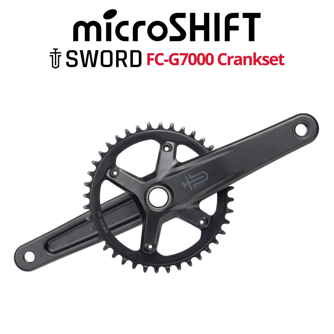 【FC盤2セット】TM NETWORK SPIN OFF from TM2005 microSHIFT SWORD FC-G7000 2x10 Crankset | Bikecomponents.ca