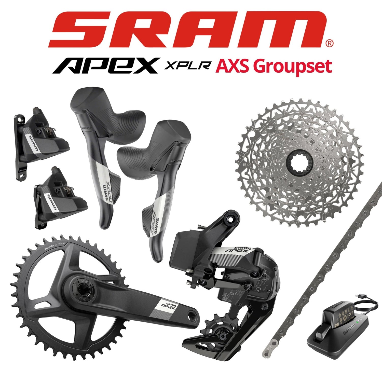 SRAM apex 12速 新車外し品 コンポセット SRAM apex 12速 新車外し品 コンポセット 【公式通販】
