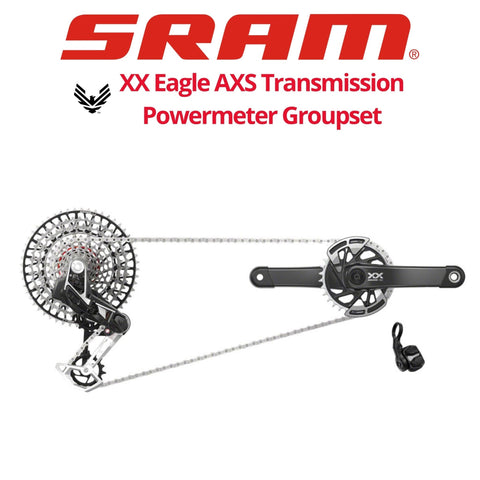 SRAM XX Eagle Transmission Powermeter Groupset, 1x12, with crankset