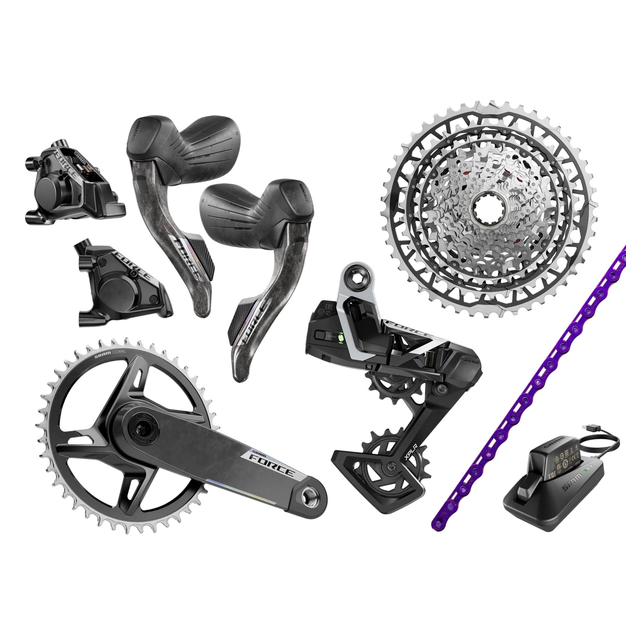 SRAM FORCE XPLR 10-44 mixコンポ SRAM Force XPLR AXS Groupset, 1x13, with Crankset | Bikecomponents.ca