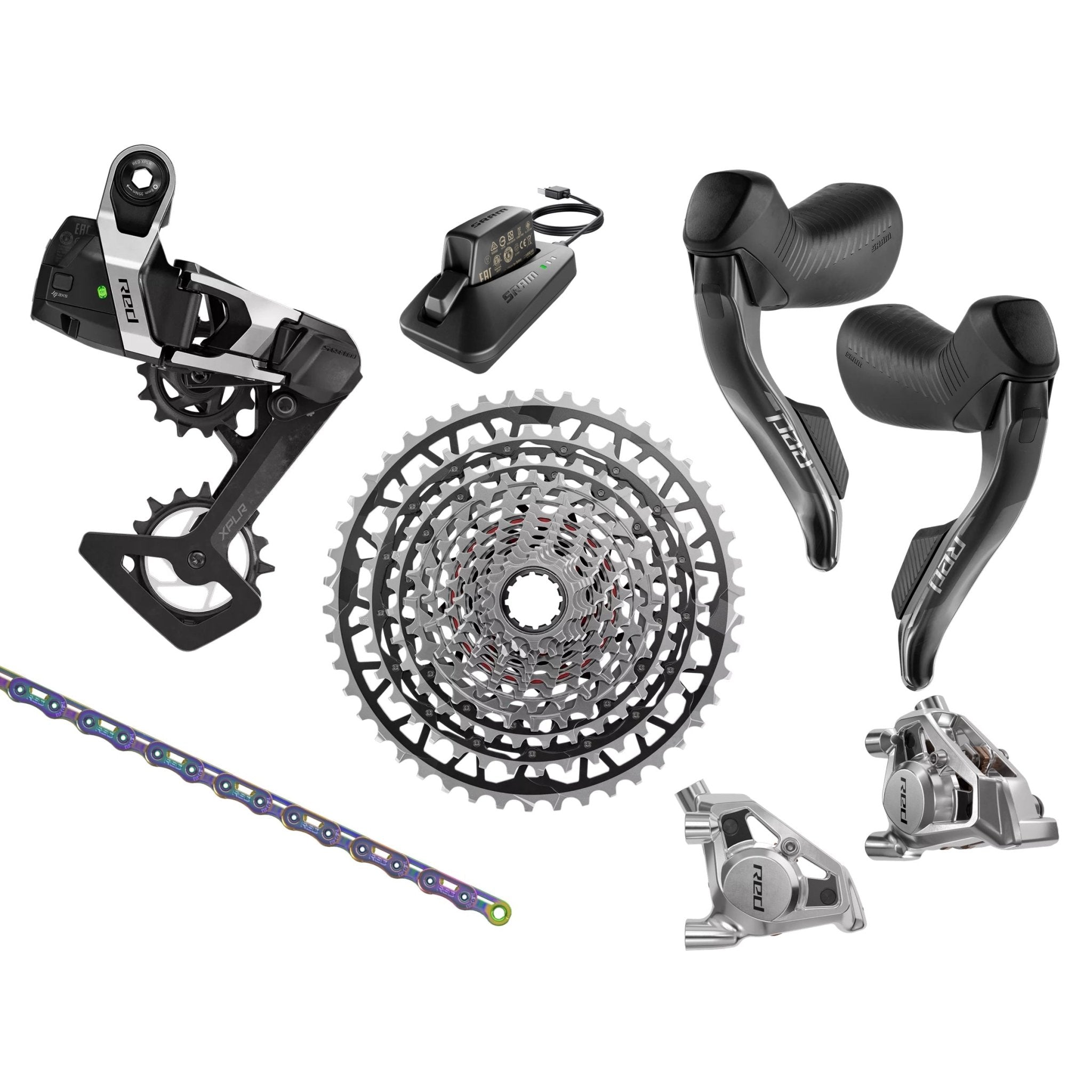 SRAM Red XPLR AXS Groupset, 1x13, w/o crankset | Bikecomponents.ca