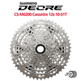 Shimano Deore CS-M6200 12-speed Cassette, MICRO SPLINE