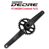 Shimano Deore 12s FC-M6200-1 1x12-speed Crankset, with Chainring - Bikecomponents.ca