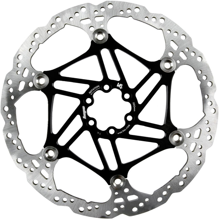 Hope V4 Vented 3.3mm 6-Bolt Disc Brake Rotor - 203mm or 220mm - Bikecomponents.ca