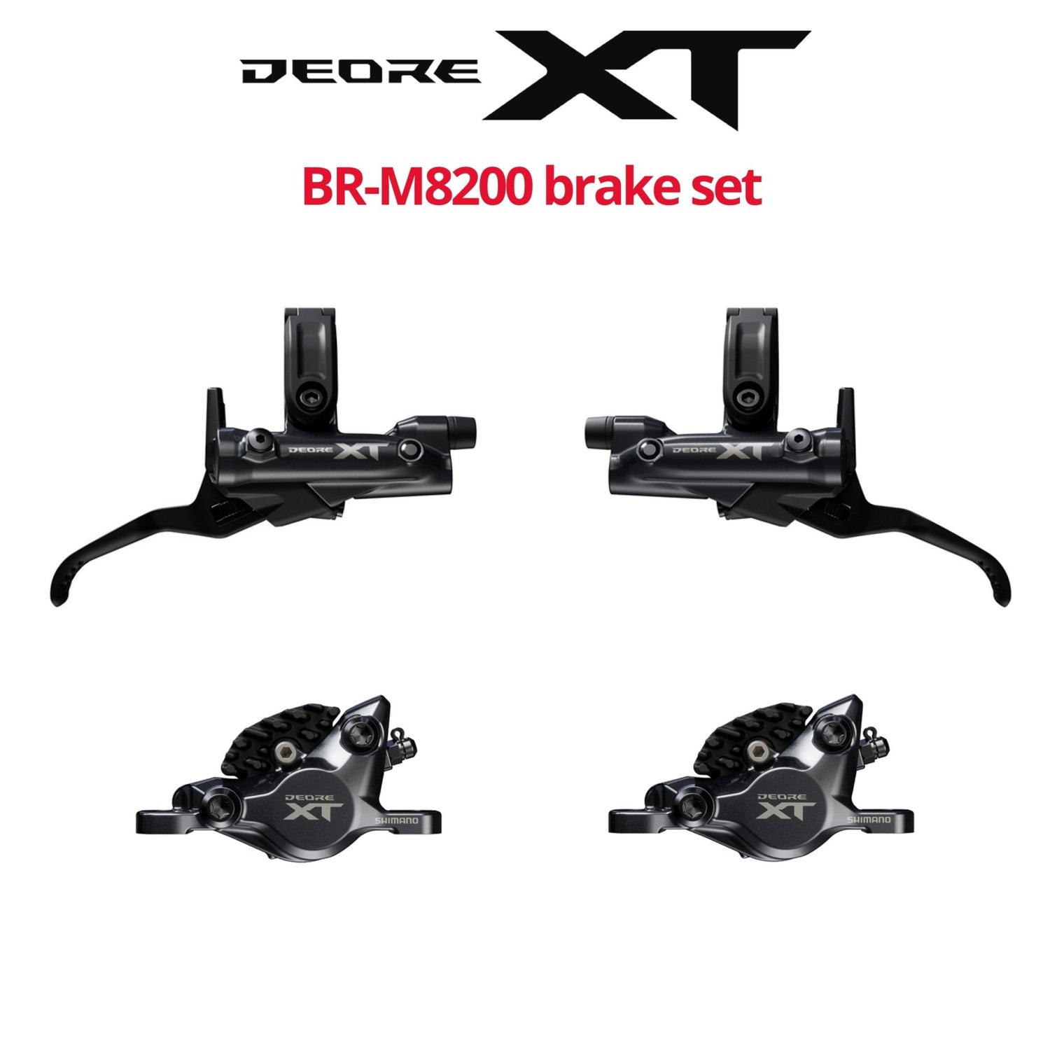 Shimano XT BR-M8200 2-Piston Disc Brake Set | Bikecomponents.ca