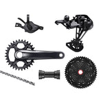 Shimano Deore XT M8100 Groupset, 1x12, w/ crankset - HG 9/10/11s Freehub Compatible