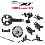 Shimano Deore XT M8100 Groupset, 1x12, w/ crankset & 4-piston brakes