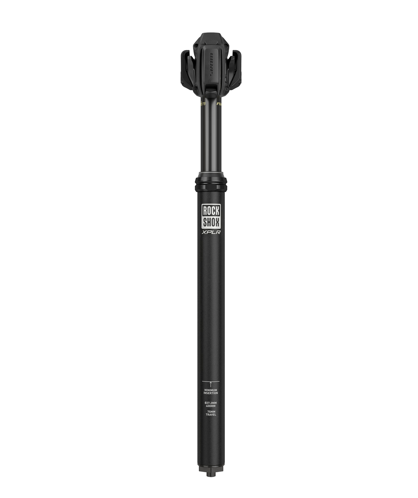 ROCKSHOX Reverb ドロッパーポスト 31.6 RockShox Reverb Stealth Dropper Seatpost - 31.6mm, 175mm, Black