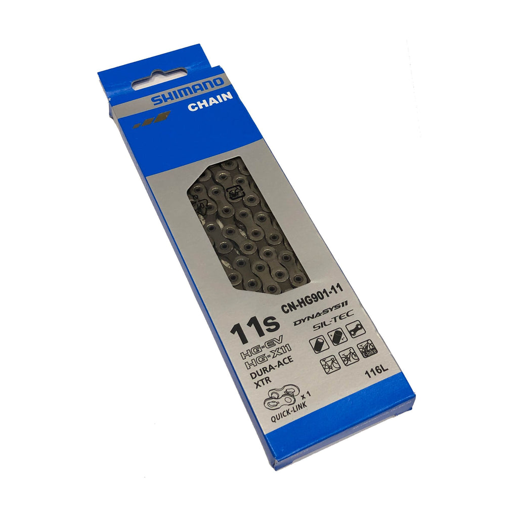 Chaîne Shimano Dura-Ace / XTR CN-HG901-11 Quick Link 11v (116 Maillons Chaîne Shimano Dura-Ace / XTR CN-HG901-11 Quick Link 11v (116 Maillons