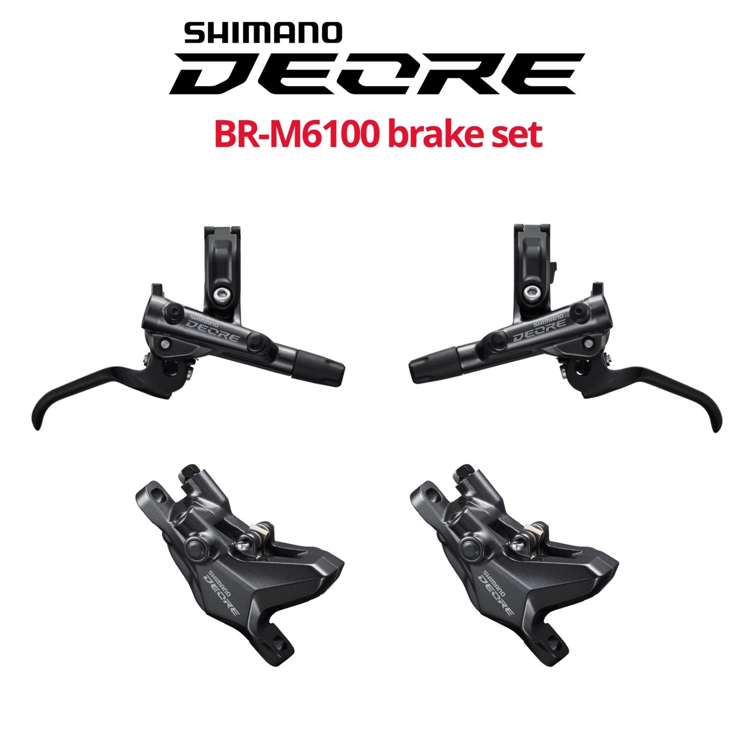 Shimano Deore BR-M6100 2-Piston Disc Brakes | Bikecomponents.ca