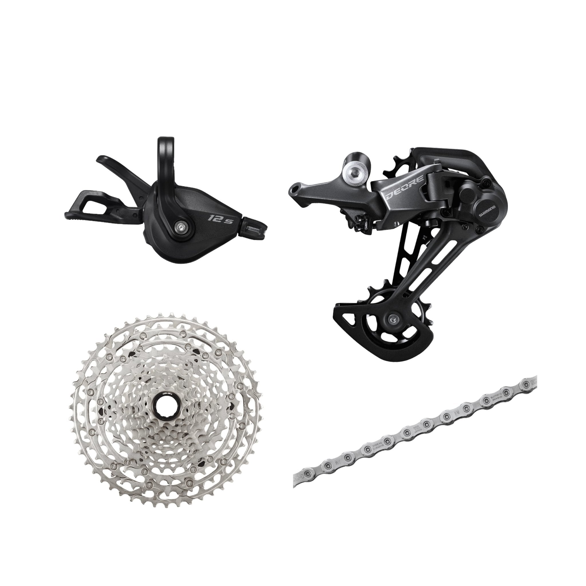 Shimano Deore 12s M6100 Groupset, 1x12, W/O crankset