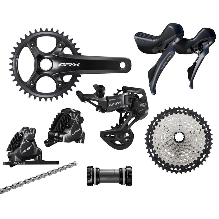 Groupe Shimano GRX RX820 imbattable, 1x12, avec pédalier et freins à disque