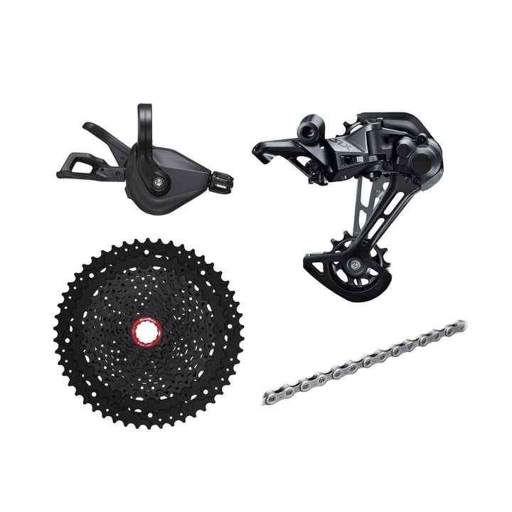 Shimano SLX M7100 Groupset, 1x12, w/o crankset - HG 9/10/11s Freehub Compatible - Bikecomponents.ca