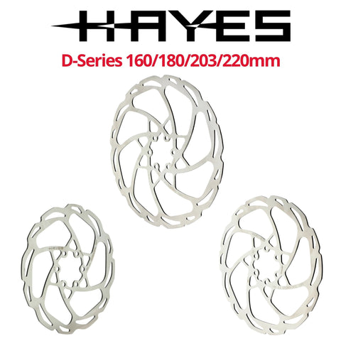 Hayes D-Series Disc Brake Rotor - 160mm, 180mm, 203mm or 220mm