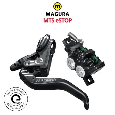 Magura MT5 eSTOP 4-Piston Disc Brakes, E-Bike optimized