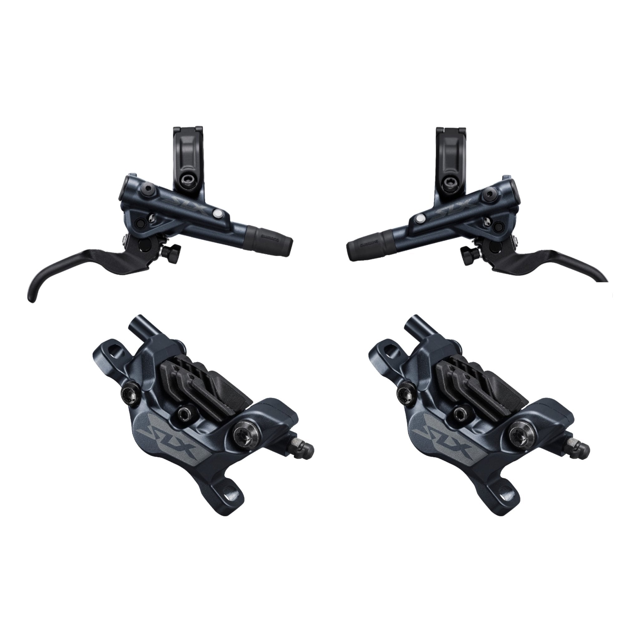 Shimano SLX BR-M7120 4-Piston Front Rear Disc Brake Set