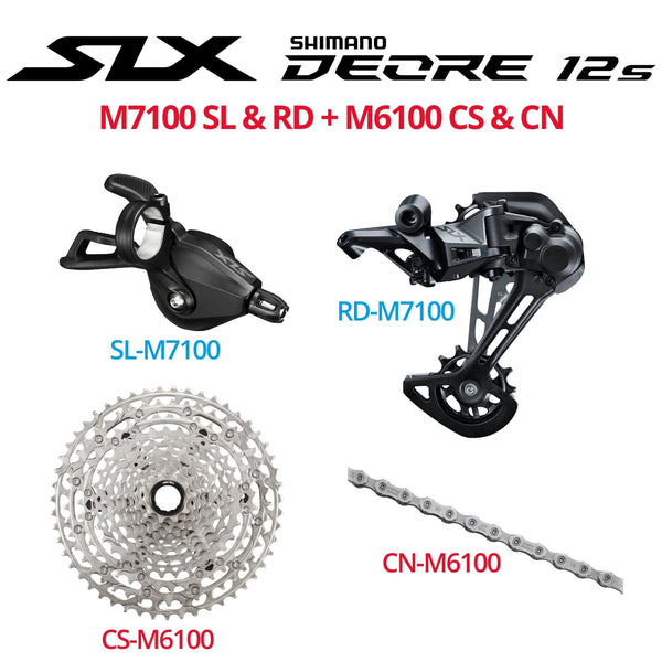 セール SHIMANO SLX 12s コンポセット SLXM7100_Deore12sM6100_fe2b72b