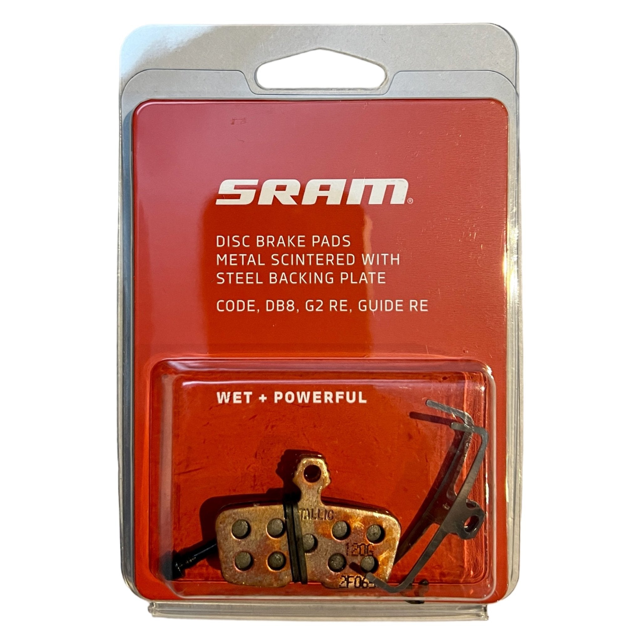 2個セット　SRAM ディスクブレーキパッド CODE DB8 G2 RE SRAM DISC BRAKE PADS SINTERED CODE / GUIDE RE / G2 RE / DB8