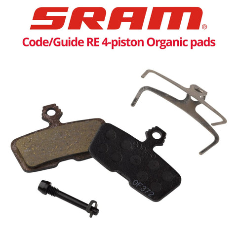 SRAM Code, G2, Guide & DB8 4-Piston Organic pads (00.5315.023.030)