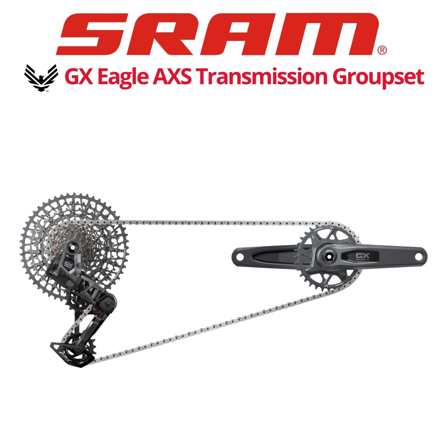 SRAM GX Eagle Transmission Groupset 1x12 with crankset