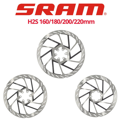 SRAM H2S Disc Brake Rotor - 160mm, 180mm, 200mm or 220mm - Bikecomponents.ca