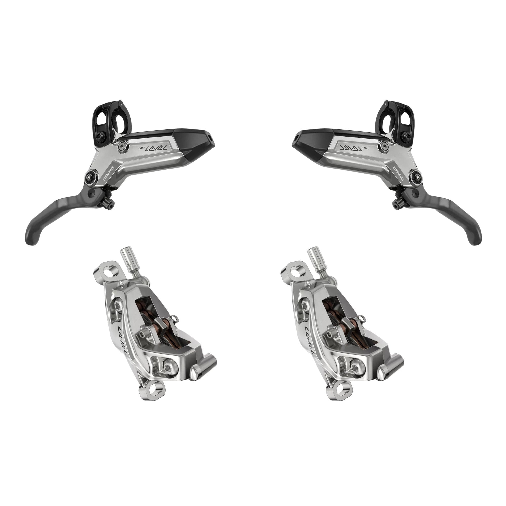 SRAM Level Ultimate Stealth 4-Piston Disc Brakes