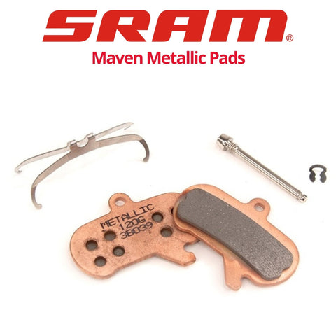 SRAM Maven (Ultimate, Silver, Bronze) 4-Piston Metallic-steel pads (00.5315.023.032)