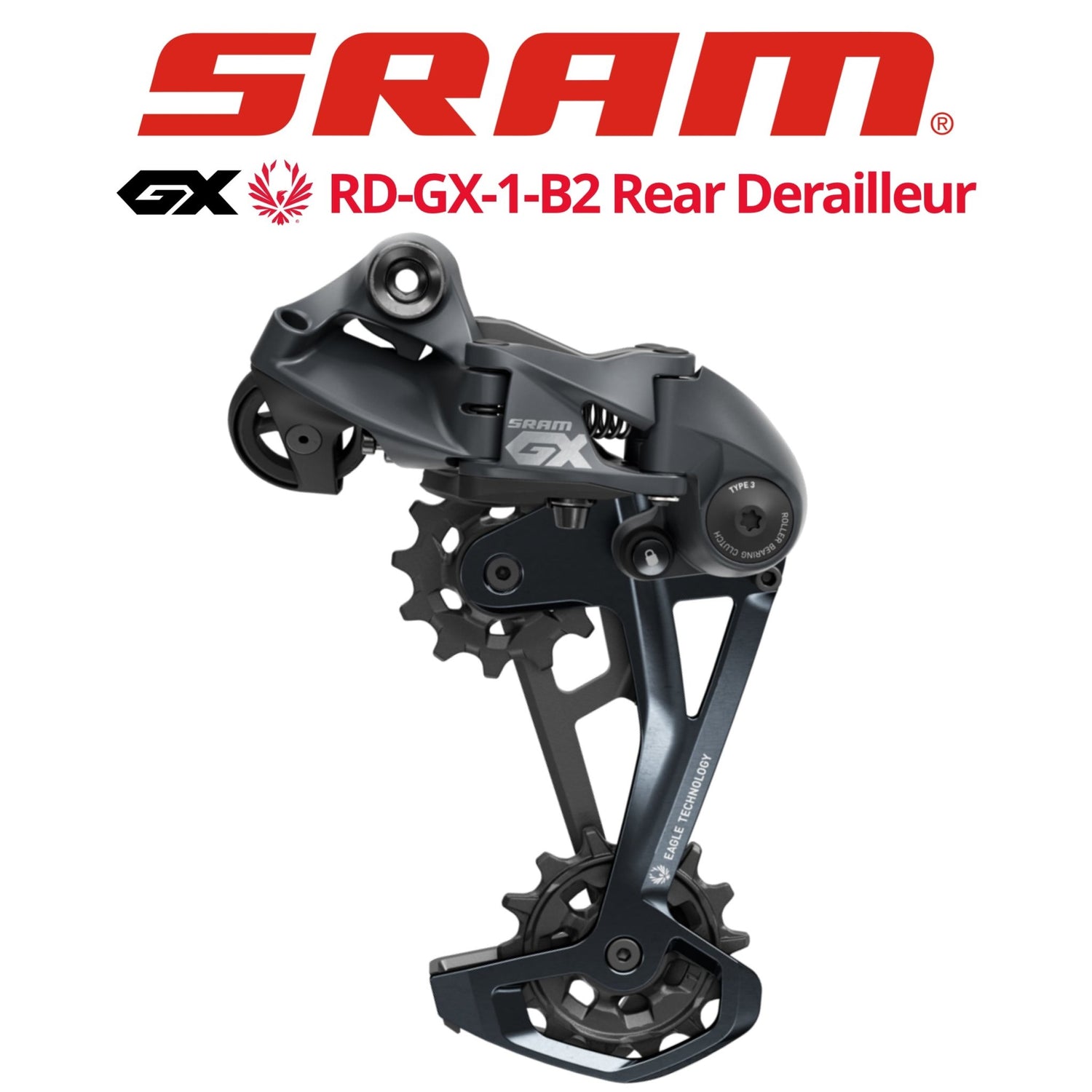 SRAM GX Eagle RD-GX-1-B2 12-speed Rear Derailleur