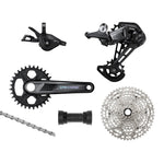 Shimano Deore 12s M6100 Groupset, 1x12, w/ crank - Bikecomponents.ca