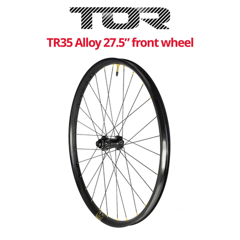TOR - TR35 Alloy 27.5" front wheel - Bikecomponents.ca