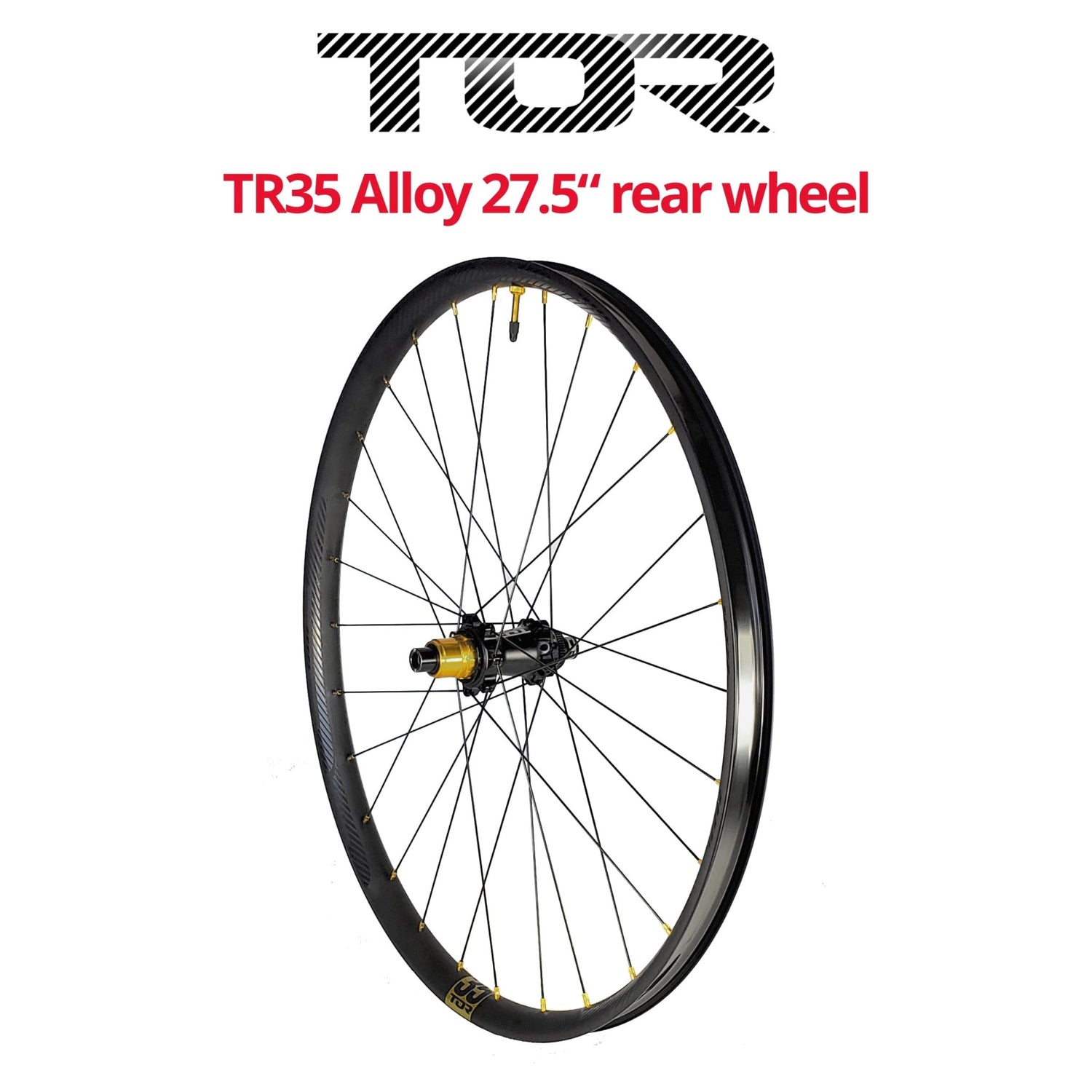 TOR TR35 Alloy 27.5 rear wheel XD HG or MICRO SPLINE Bikecomponents