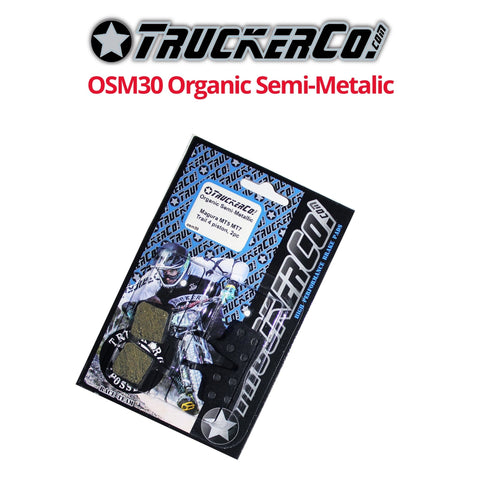 TruckerCo OSM30 (Magura 4-piston MT5 MT7) Organic Semi-Metallic pads - Bikecomponents.ca