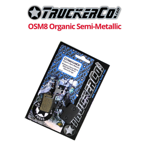 TruckerCo OSM8 (Shimano Deore/Tektro) Organic Semi-Metallic pads - Bikecomponents.ca