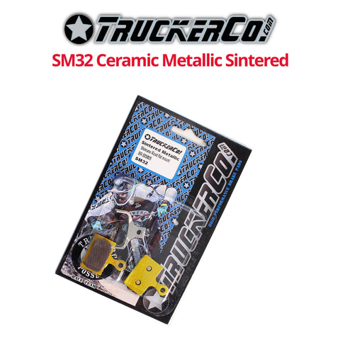 TruckerCo SM32 (Shimano Flat Mount Road, MTB, GRX) Ceramic Metallic Sintered pads - Bikecomponents.ca
