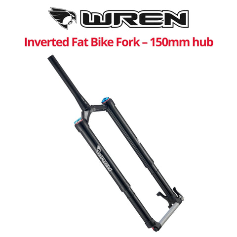 Wren Inverted Fat Bike Suspension Fork - 150mm hub - Bikecomponents.ca