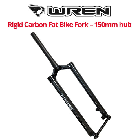 Wren No-Nonsense Rigid Carbon Fat Bike Fork - 150mm hub - Bikecomponents.ca