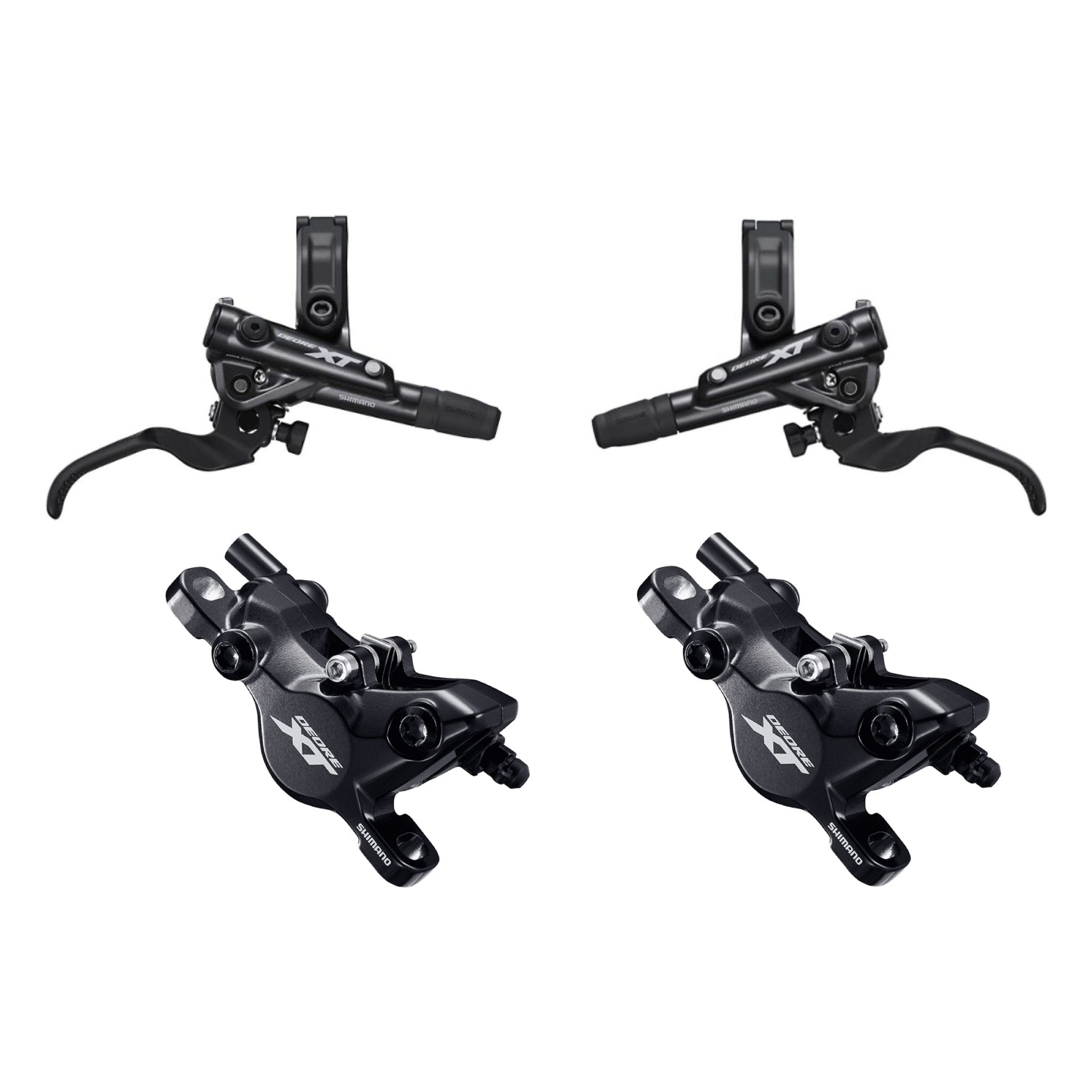 Shimano XT BR-M8100 2-Piston Front & Rear Disc Brake Set