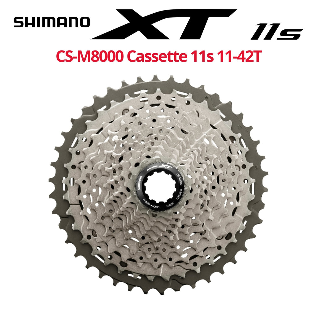Shimano DEORE XT CS-M8000 11-speed Cassette, HG – Bikecomponents.ca
