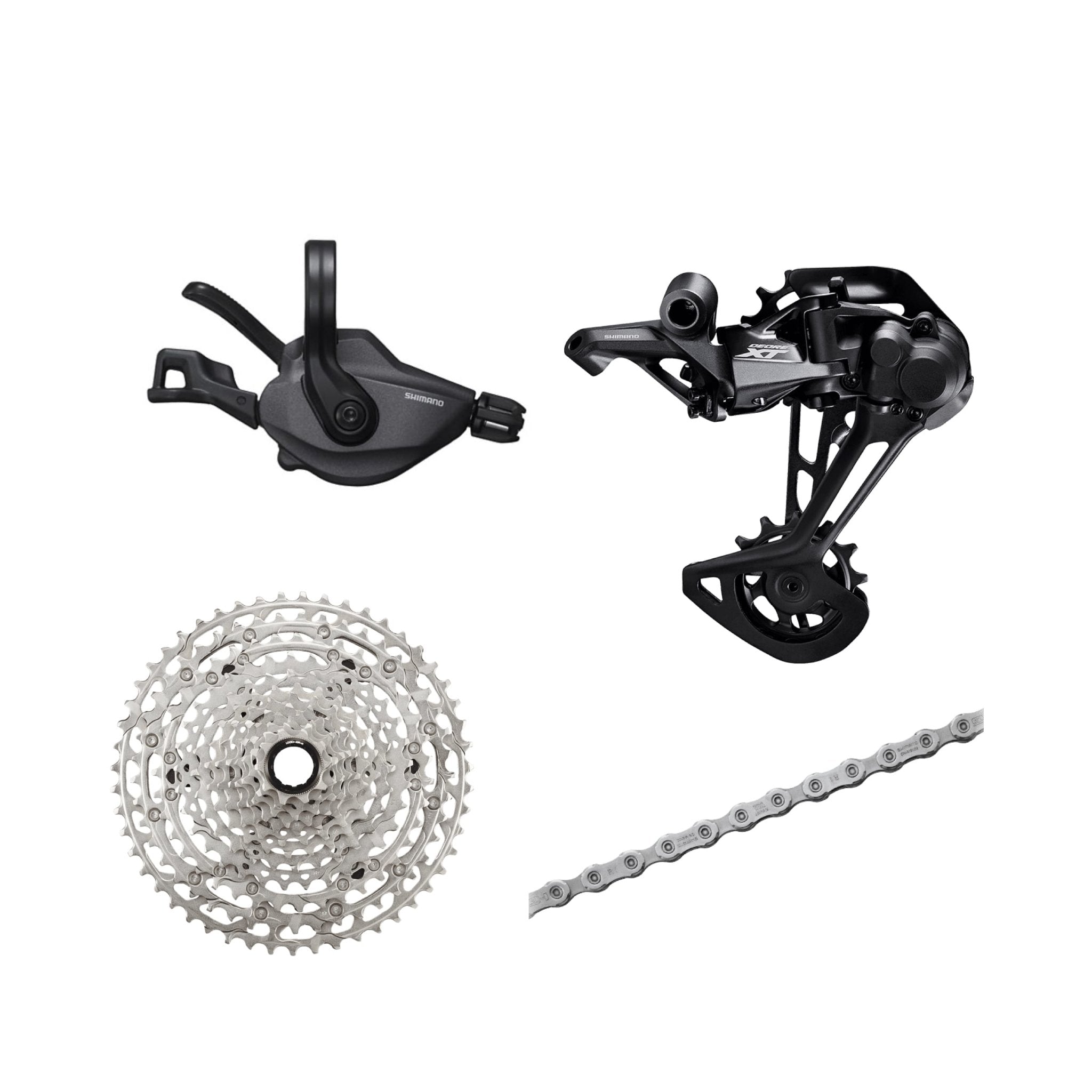 Shimano Deore XT M8100 / Deore 12s M6100 Groupset, 1x12, w/o crankset -  M8100 and M6100 10-51T