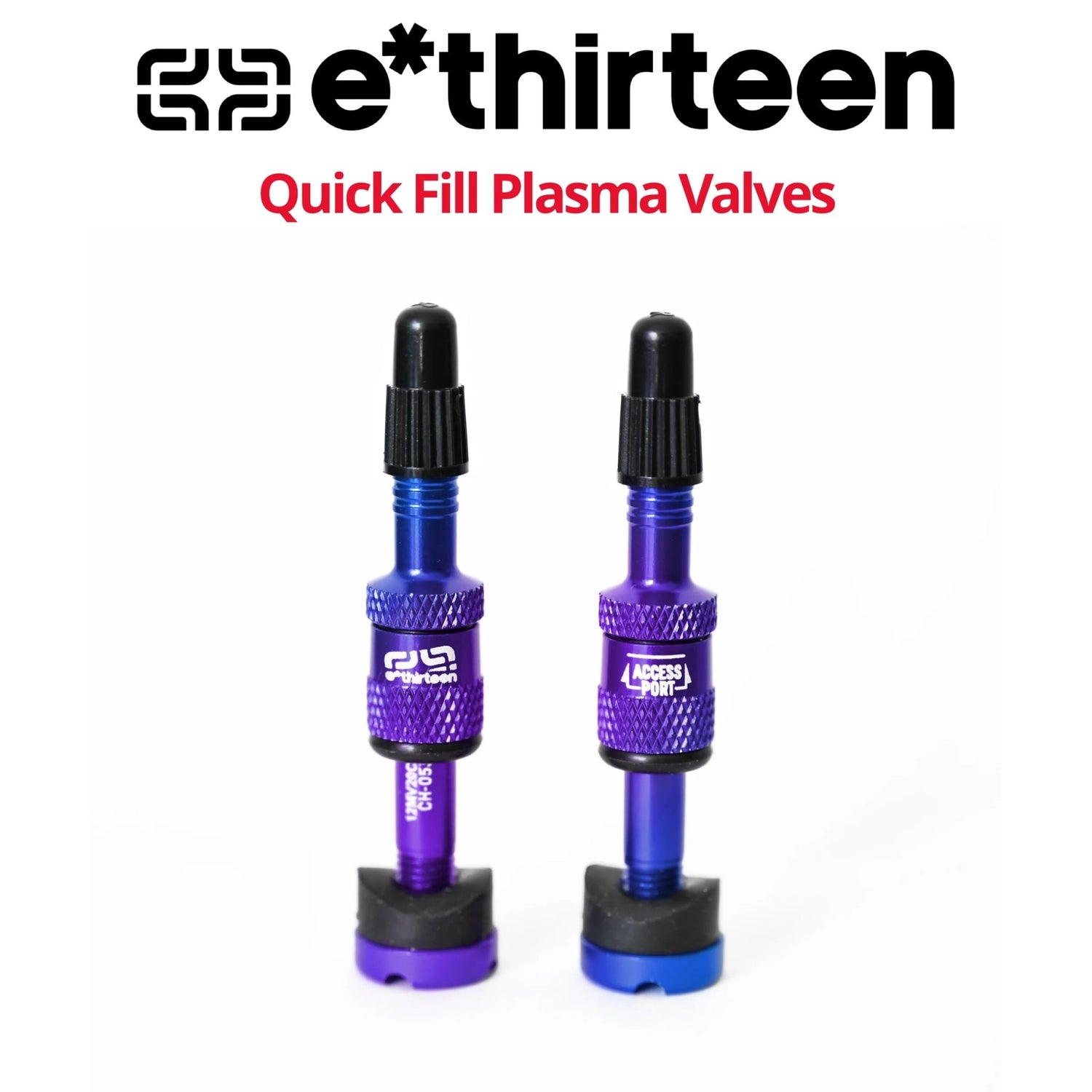 E13 Quickfill Tubeless Valves Gen2, 2 pieces