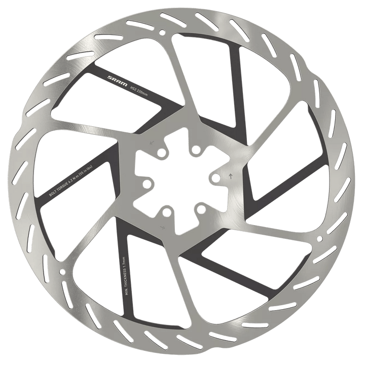 SRAM H2S Disc Brake Rotor - 160mm, 180mm, 200mm or 220mm - Bikecomponents.ca