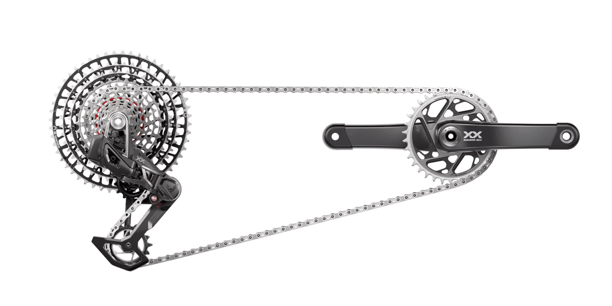 SRAM XX SL Eagle Transmission Groupset 1x12 with crankset Bikecomponents