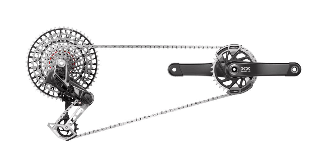 SRAM XX Eagle Transmission Groupset 1x12 with crankset Bikecomponents