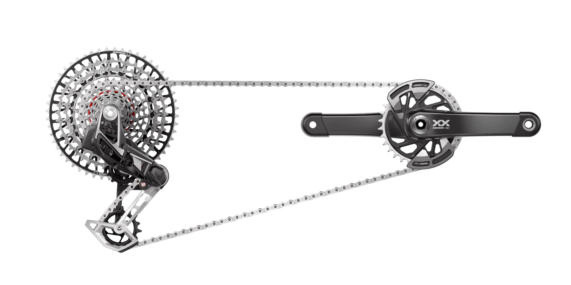 SRAM XX Eagle Transmission Groupset, 1x12, with crankset